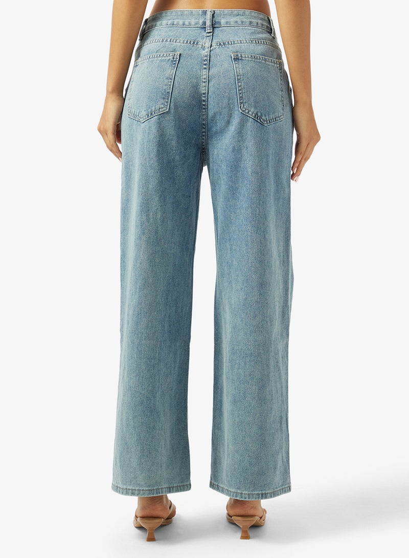 Ginger Mid Rise Straight Fit Jeans - Image 3